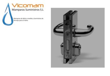 CERRADURA PARA PUERTA DE CRISTAL